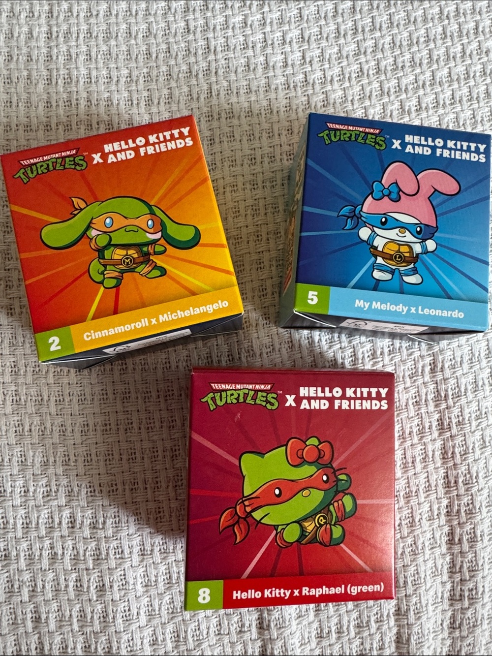McDonald’s Hello Kitty x Ninja Turtles Collab #2 #5 #8
